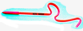 Key West  Amerika - soll die Super Welle fr Surfer darstellen
